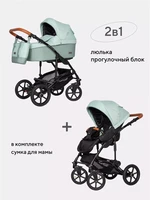 Коляска 2 в 1 Riko Basic Bella Life 02 basil 5907729451845