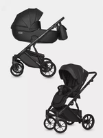 Коляска 2 в 1 Riko Basic Montana Ecco 12 black 5907729451906