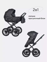Коляска 2 в 1 Riko Basic Montana Ecco Prestige 12 Black 5907729452965