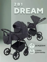 Коляска 2 в 1 Rant Dream 2024 08 графит 5903990642005