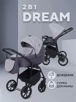 Коляска 2 в 1 Rant Dream 2024 02 темно-серый - светло-серый 5903990641947