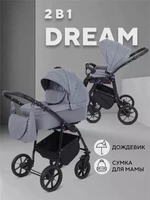 Коляска 2 в 1 Rant Dream 2024 07 серый 5903990641992