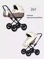 Коляска 2 в 1 Riko Basic Bella Classic 2025 06 бежевый 5907729455317