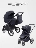 Коляска 2 в 1 Rant Flex Soft Therm Midnight black 4670078671127
