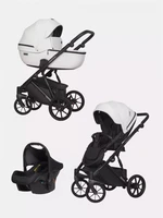 Коляска 3 в 1 Riko Basic Montana Ecco 11 white 5907729452019