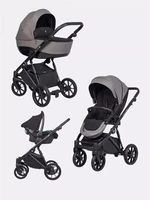 Коляска 3 в 1 Riko Brano Pro Antracite 5907729452644