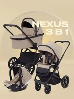 Коляска 3 в 1 Rant Basic Nexus 2025 Beige 4670078653772