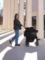 Коляска прогулочная Mowbaby Cross Gold Black 4670078615664