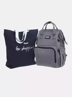 Сумка для мамы + шоппер Rant Shopping Set Trends grey 4670078612335