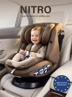 Автокресло Rant Nitro new isofix группа 0/1/2/3 (0-36 кг) Beige 4670078668592