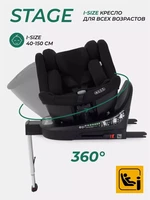Автокресло Mowbaby Stage isofix (40-150 см) Black 4670078648969