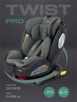 Автокресло Rant Basic Twist Pro Isofix 0/1/2/3 (0-36 кг) Green 4670078652782