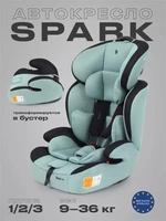 Автокресло Rant Basic Spark 1/2/3 (9-36 кг) Green 4670078663443