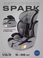 Автокресло Rant Basic Spark 1/2/3 (9-36 кг) Graphite 4670078663436