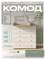Комод пеленальный Rant Levi 80/5 с органайзером Crystal beige 4640575300073