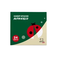 Набор акриловых красок Малевичъ хобби, базовый, 24х12 мл 612013