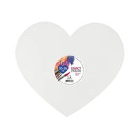 Холст на подрамнике сердце Малевичъ, хлопок 380г, диаметр 30 см 200130