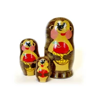 Матрешки персонажи. Ежик (3 в 1) 122423