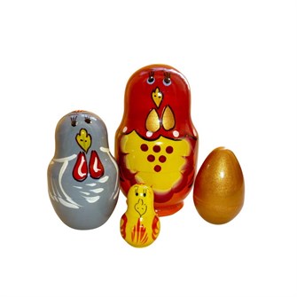 Матрешка сказка Петушок 4826