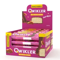 Шоколадный батончик без сахара "QWIKLER" (Квиклер) - Марципан (12 шт) 939355351
