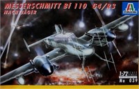 0039  авиация  Messerschmitt Bf 110 G4/R3  (1:72) 2000000131405
