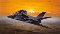 0189  авиация  F-117A NIGHTHAWK (1:72) 8001283801898