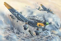 02424  авиация  Junkers Ju-87D-5 Stuka  (1:24) 9580208024240