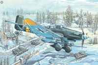 02425  авиация  Junkers Ju-87G-2 Stuka  (1:24) 9580208024257