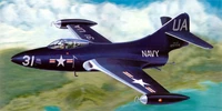 02833  авиация  US. Navy F9F-2P "Panther"  (1:48) 9580208028330