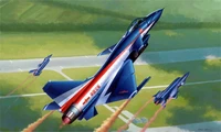 02857  авиация  J-10AY пилотажная группа Ba Yi (1:48) 9580208028576
