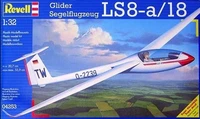 04253  авиация  Glider Segelflugzeug LS8-a/18  (1:32) 4009803042534