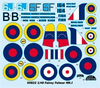 05822  авиация  Fairey Fulmar MK.I  (1:48) 9580208058221