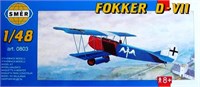 0803  авиация  Fokker D-VII (1:48) 8594877008037