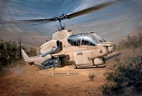 0833  авиация  AH-1W SUPERCOBRA (1:48) 2000002112990