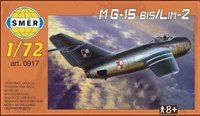 0917  авиация  M&amp;G-15 bis / Lim-2  (1:72) 8594877009171