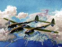 12208  авиация  P-38F Lightning "Glacier Girl"  (1:48) 603550122088