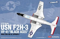 12548  авиация  USN F2H-3 VF-41 "Black Aces"  (1:72) 8809258925538