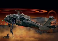 1328  авиация  UH-60/MH-60  BLACK HAWK "NIGHT RAID" (1:72) 8001283013284
