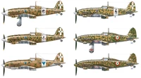 1345  авиация  ITALIAN ACES MC.202/ MC.205 (1:72) 8001283013451