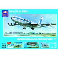 14401  авиация  авиалайнер Боинг-707  (1:144) 2000000071107