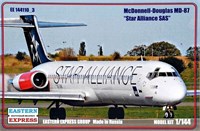 144110-3  авиация  McDonnell-Douglas MD-87 Star Alliance SAS (1:144) 2000000100715