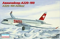 144133  авиация  A220-100 Airliner (1:144) 4620748783025