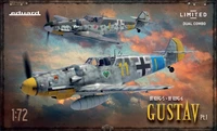 2144  авиация  Limited Dual Combo Gustav Pt. 1 Bf 109 G-5 &amp; G-6  (1:72) 8591437585014