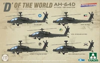 2606  авиация  "D" of the World AH-64D Apache Longbow Attack Helicopter | Limited Edition  (1:35) 4897051422631
