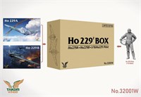 32001W  авиация  Ho 229 BOX 2 (Ho229A+Ho229B+ 1/16 Ho229 Pilot)-Limited  (1:32) 4897051423379