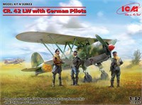 32022  авиация  CR. 42 LW with German Pilots  (1:32) 2000000172071