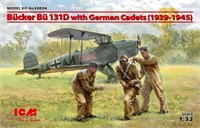 32034  авиация  Bücker Bü-131D with German Cadets (1939-1945)  (1:32) 2000000156682