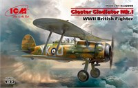 32040  авиация  Gloster Gladiator Mk.I  (1:32) 2000000143736