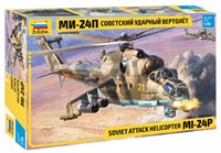 4812  авиация  Советский ударный вертолет Ми-24П  (1:48) 4600327048127