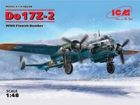48246  авиация  Do-17Z-2 WWII Finnish Bomber  (1:48) 2000000096858